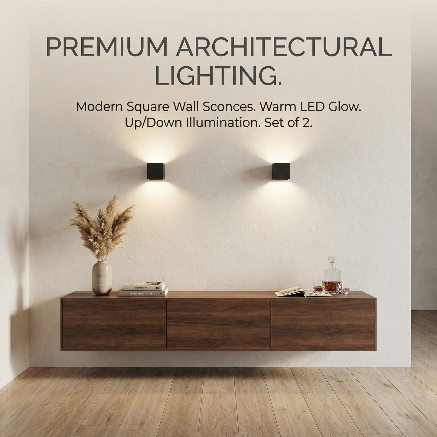 Cordless Smart LED Wall Lamp with Ambient Glow